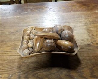 Wooden Fruit Bowl