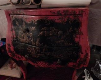 Asian themed Bombay chest.