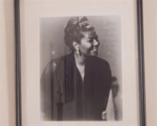 Pearl Bailey signed photo.