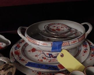 Chinese export china...full set with serving pieces as well.