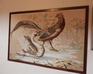 Tapestry on silk.