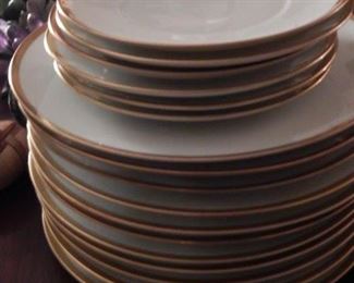 White and Gold German china!!!