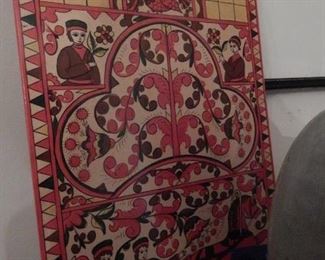 Russian painted kitchen boards.