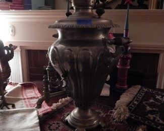 Large antique samovar