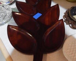 Large wooden server board.