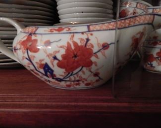 Chinese china full set with serving pieces as well.