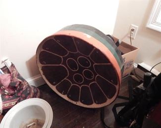 Vintage steel drum.