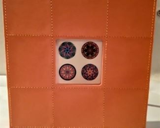 LeatherLike Orange Frame