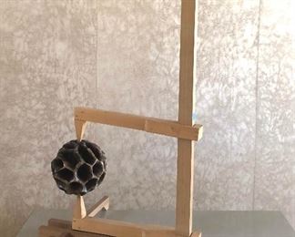 Walker, "Caliper #1", Sculpture on Stand, 2009