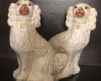 12-1/2" Staffordshire Dogs