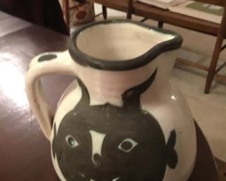 Picasso face pitcher