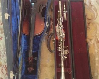 violin and saxophone 