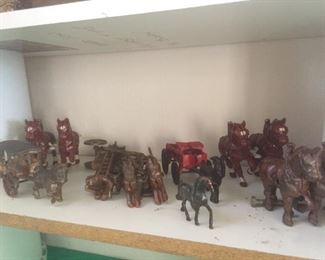 cast iron horses