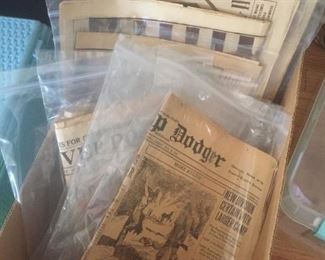 antique newspapers