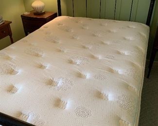 #1 Vintage heavy iron bed full size $150                                  #2 Sealy mattress set full size	 $75.00 
 