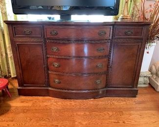 #15	Antique buffet with dove tail drawers 60"x21"x36"	 $125.00 
