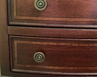 #18 Side Table with decorative inlay on drawer fronts 18"x14"x28" 2 @ $75