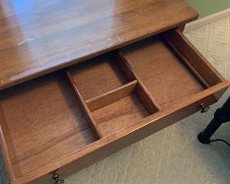 #20	Desk with one drawer as is top 29.5"x18"x30"	 $40.00 
