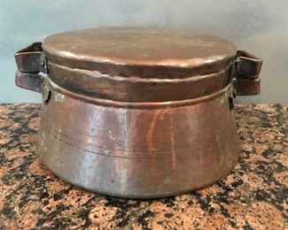 kitchen iran coppper pot