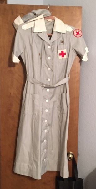 Vintage Red Cross dress