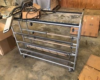 Painters paper rack