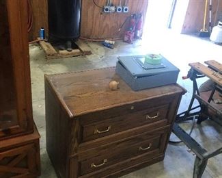 solid wood file cabinet