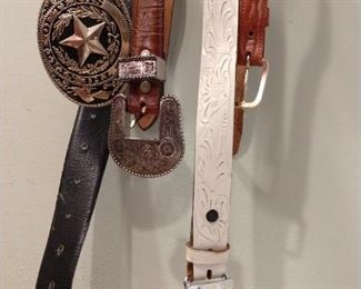 Buckles and leather belts