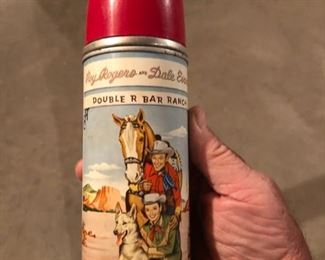 Roy Rogers and Dale thermos with glass liner