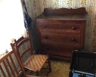 Dresser and occasional chairs