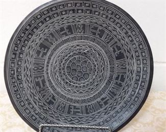 Souvenir Incised Blackware Plate
Lot #: 34