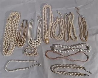 Lot Of Pearl Bead Necklaces
Lot #: 99