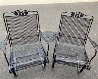 Set Of Two Iron Chairs
Lot #: 104