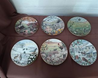 Six Collector Plates
Lot #: 111