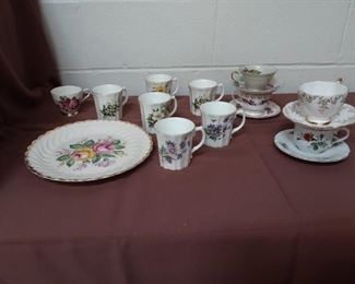Sixteen Pieces Of Bone China Cups, Teacups And Saucers And A Plate
Lot #: 120