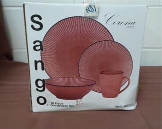New In Box Sango Dinnerware Set
Lot #: 122