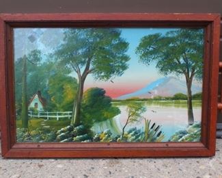 Painted Tray Signed B. Hart
Lot #: 133
