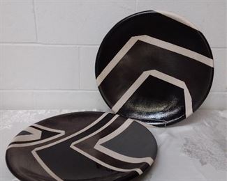 2 Studio Pottery Chargers
Lot #: 144