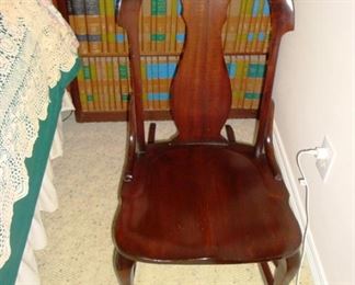 Antique rocking chair.