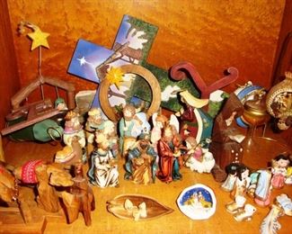 Nativity pieces