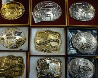 Houston Livestock & Rodeo Belt Buckles