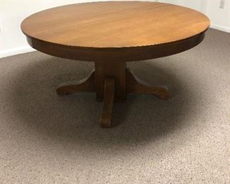 Large pedistal dining table