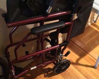 Folding wheelchair