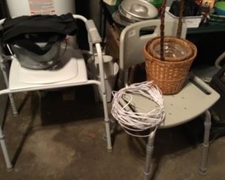 Medical products in laundry room