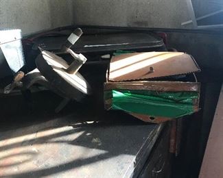 Outside storage building at back of the house 