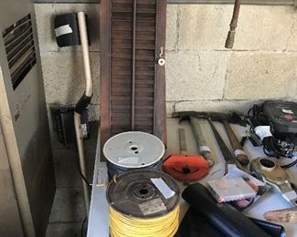 Outside storage building at back of the house 