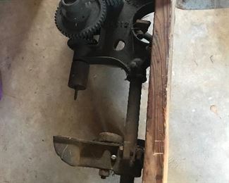 Outside storage building at back of the house 