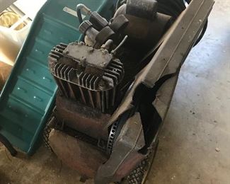 Outside storage building at back of the house 