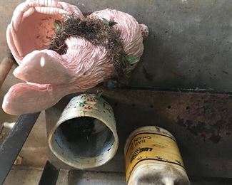 Outside storage building at back of the house 