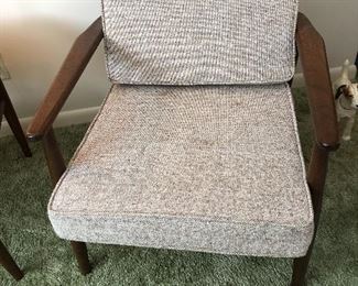 Vintage 1950's Baumritter Lounge Chair signed -pair