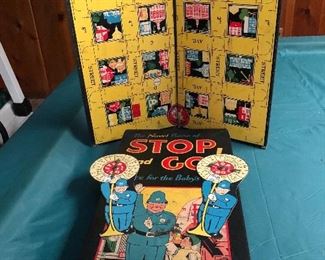 Vintage Stop and Go board game